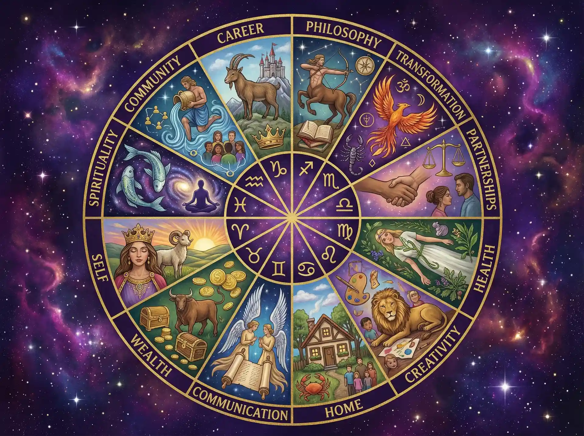 十二宫位解析 - 哔哩哔哩在线看网站 | 占星学知识